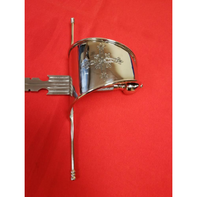 Adaga com cruz para a mão esquerda com bainha  - 4