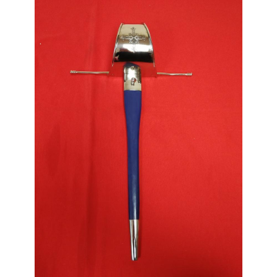 Adaga com cruz para a mão esquerda com bainha  - 5