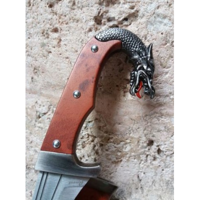 Falcata Dragão com bainha  - 3