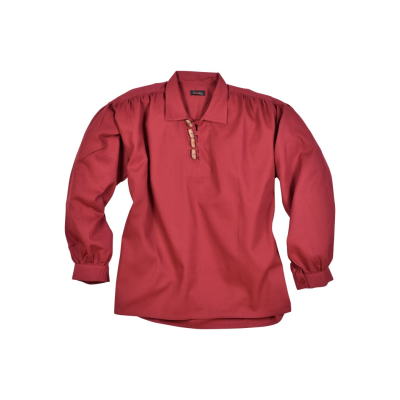 Camicia medievale con bottoni in legno  - 1