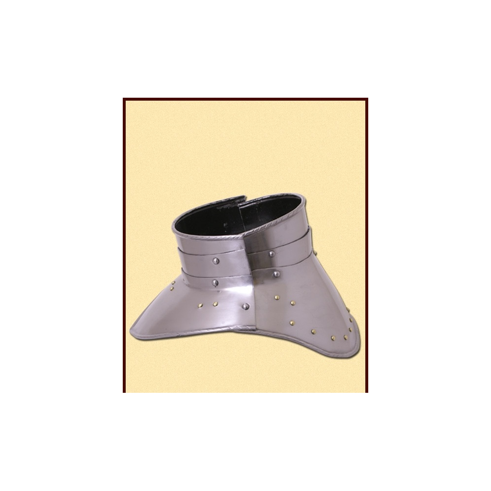 Gorget francese, acciaio dolce 13ct, 1,6mm (16G)  - 2