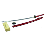 Kit Katana bordeaux Profissional com caixa  - 2