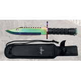 Faca Militar Tatica com bainha,modelo16  - 1