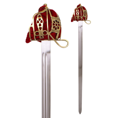 Espada Escocesa de cesta com bainha  - 1