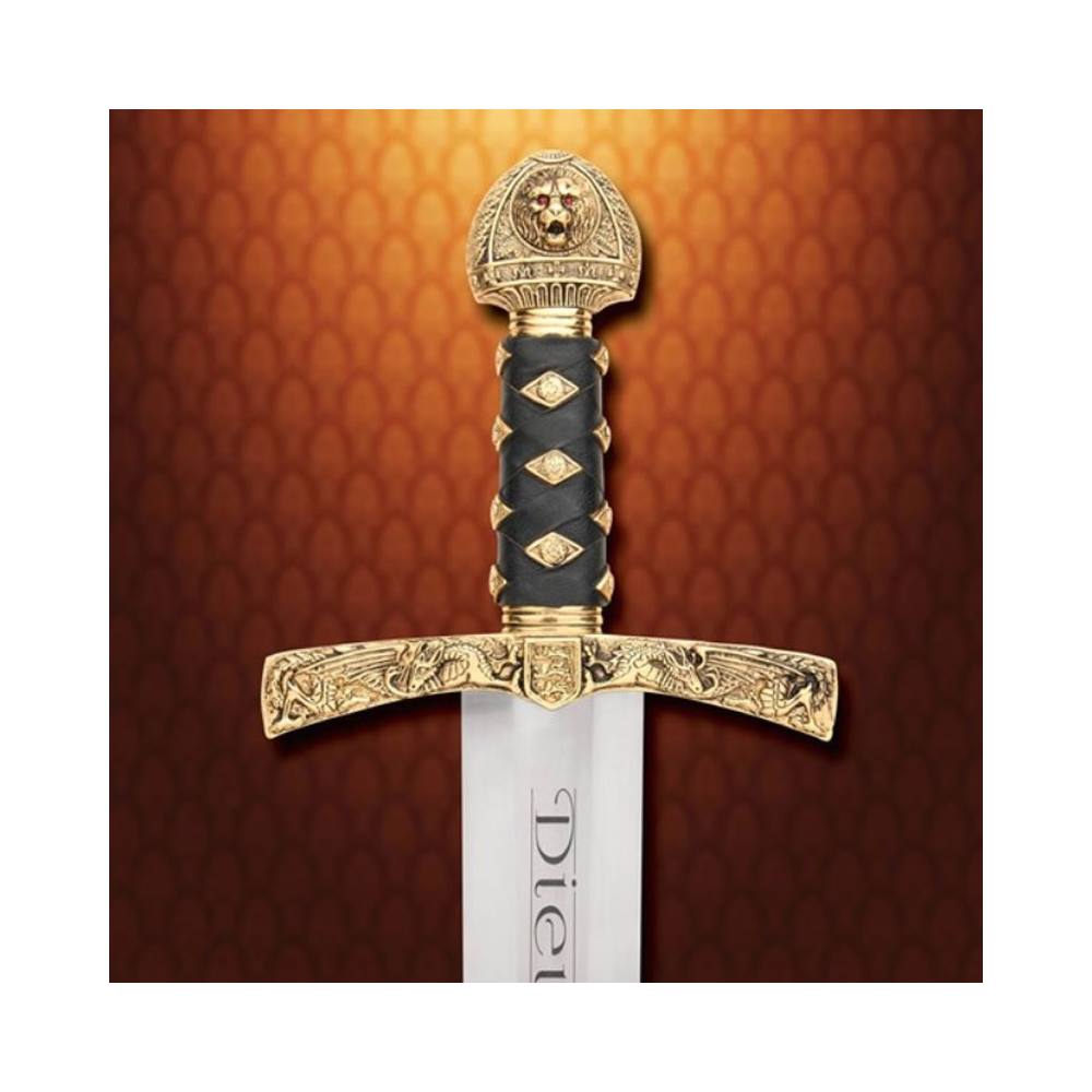 Espada Rei Ricardo- Coração de leão com bainha  - 1