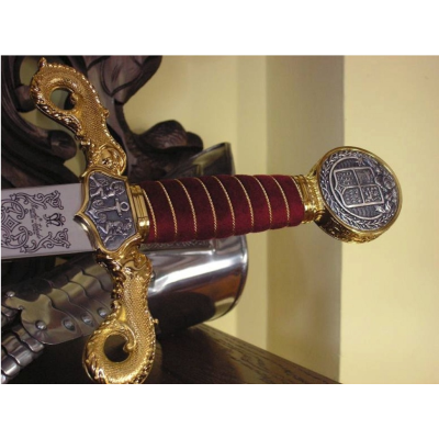 Épée de Christopher Columbus en or  - 3