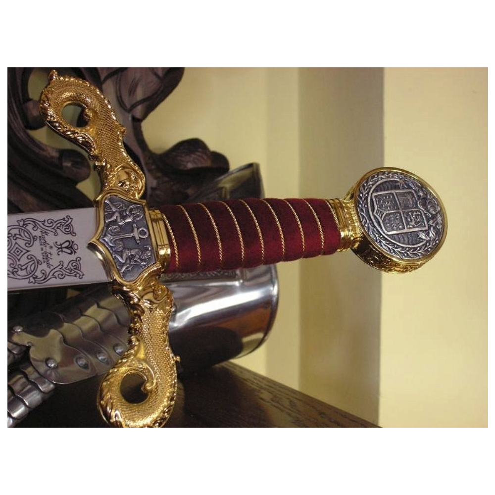 Sword of Christopher Columbus in gold  - 3