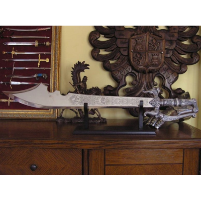 Silver Alfanje Sword  - 5
