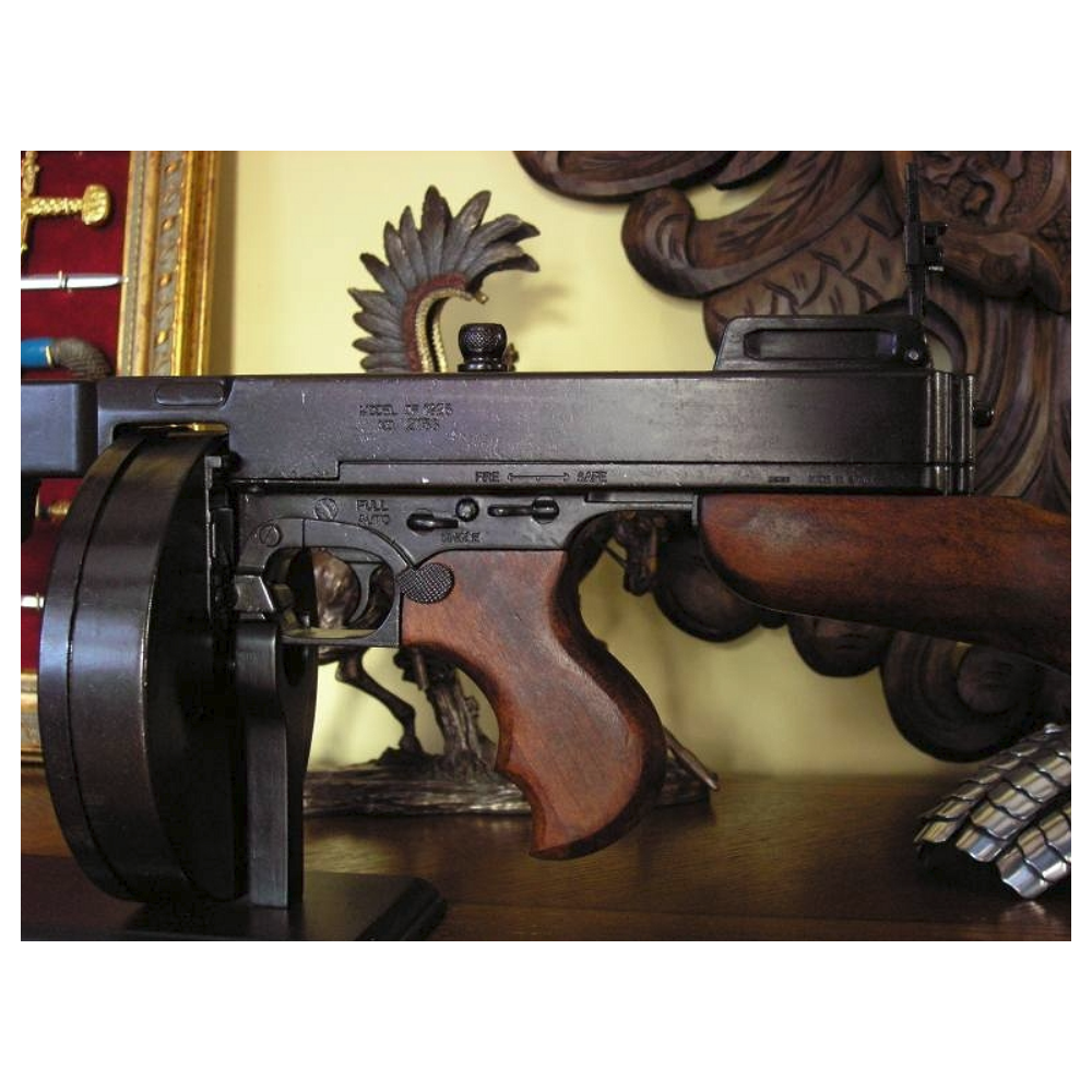 Metralhadora Thompson com cilindro, EUA 1928  - 3