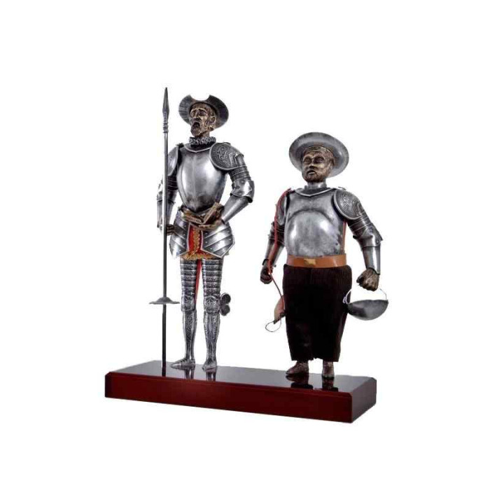 Figura Don Quixote e Sancho Pança  - 1