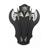 Panóplia com 2 machados  - 2