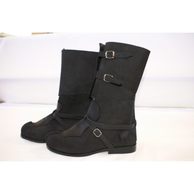 Botte en cuir avec boucles Commencement