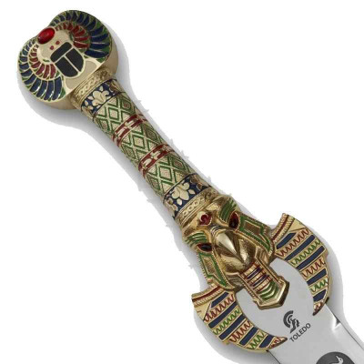Espada egípcia de Tutankamon sem bainha  - 3