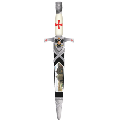 Bisagra Templar Dagger with Sheath  - 1