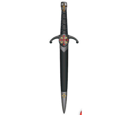 Poignard templier avec la gaine Commencement