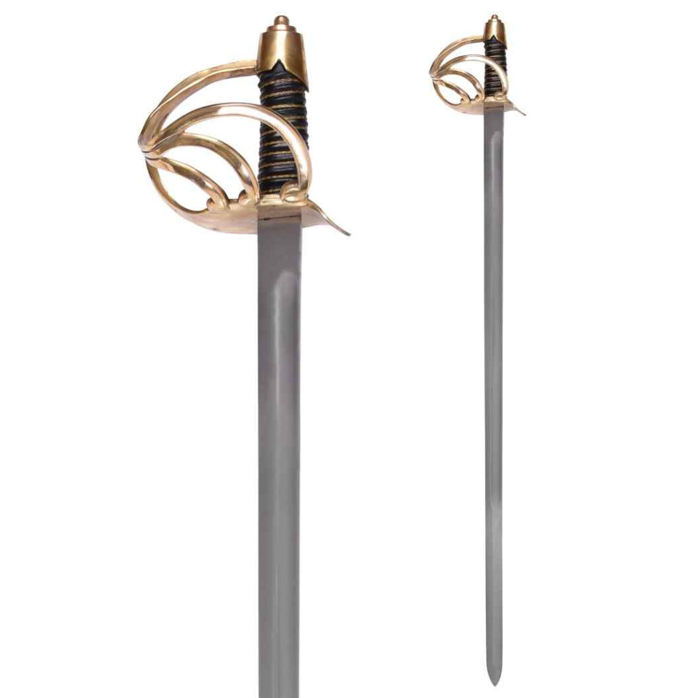 U.S. Heavy Cavalry Sword with Steel Sheath  - 3