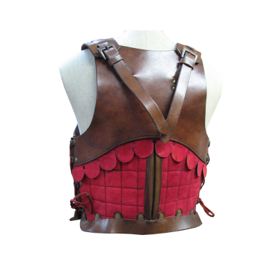 Armure féminine rogue, armure en cuir LARP Armor