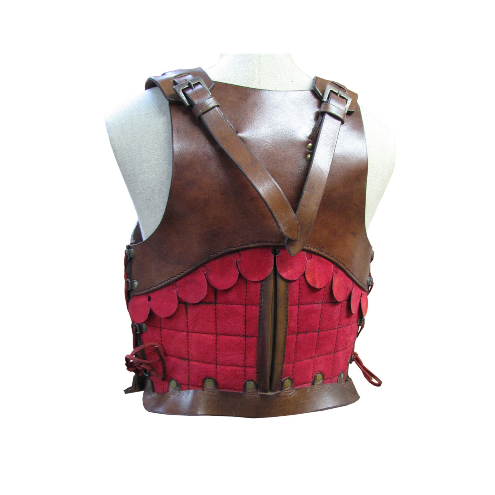 Armure féminine rogue, armure en cuir LARP Armor