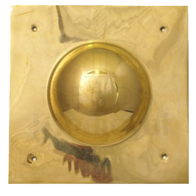 Square-shaped bronze Roman shield  - 2