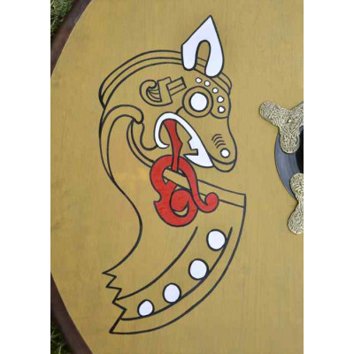 Viking shield wood  - 4