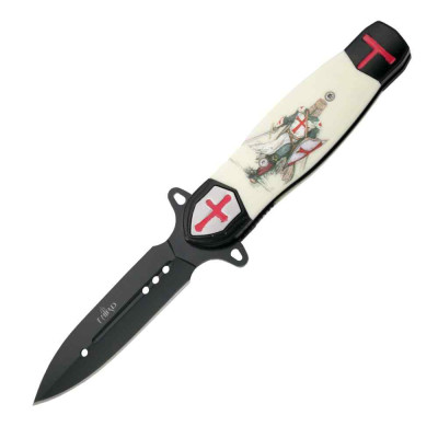 Coltello con scudo Templare  - 4