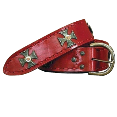Medieval Templar leather belt  - 1