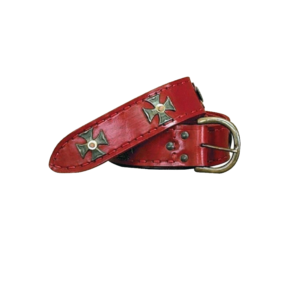 Cintura in pelle lungo medievale  - 1