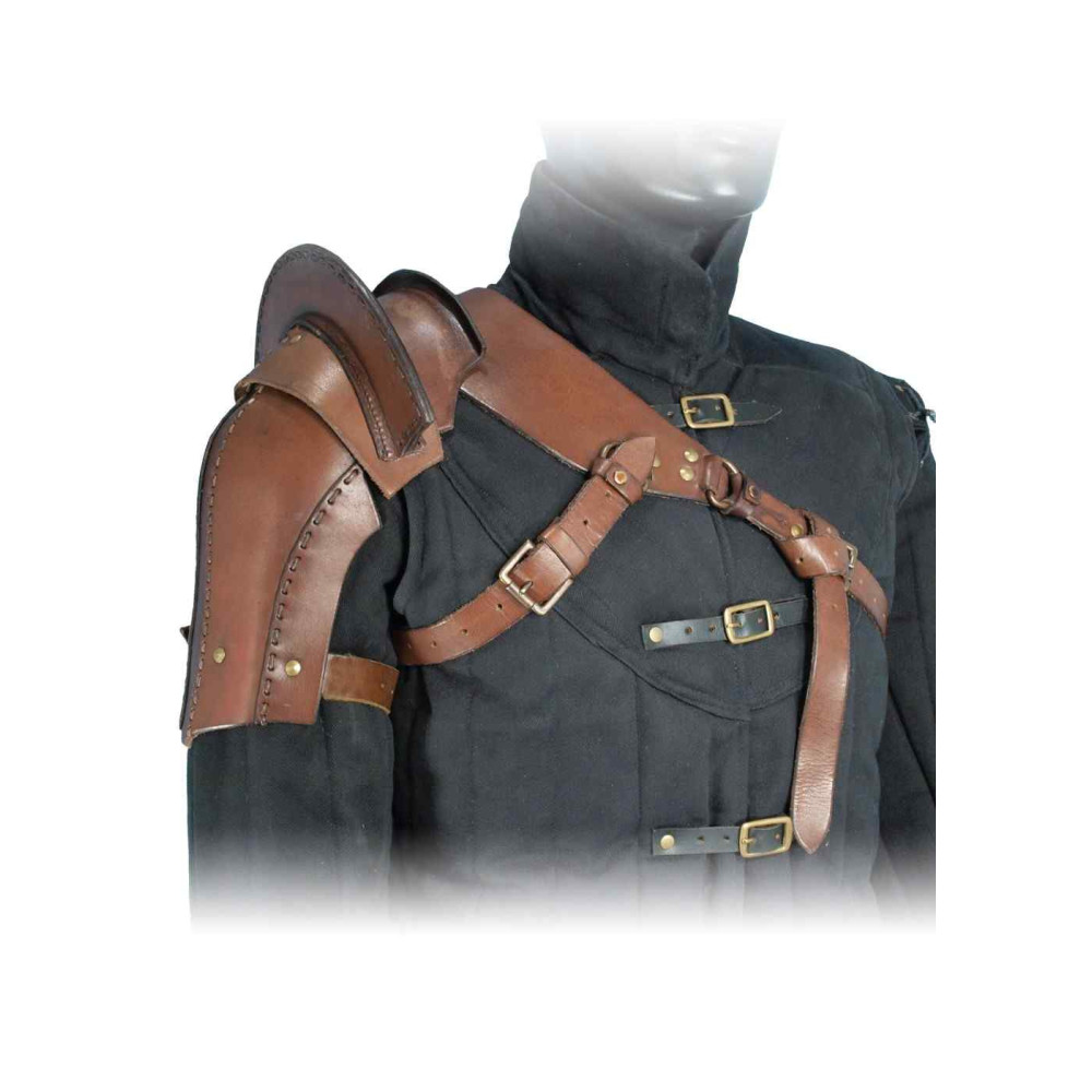 Shoulder Armour, Leather Shoulder  - 5