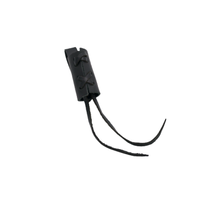 Talim pour poignard en cuir noir  - 1