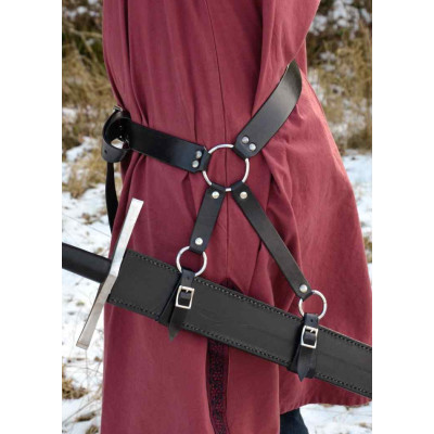 Cinturón Medieval en cuero  - 3