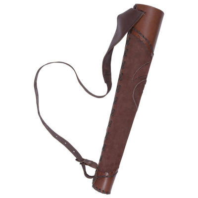 Quiver, brown leather  - 1