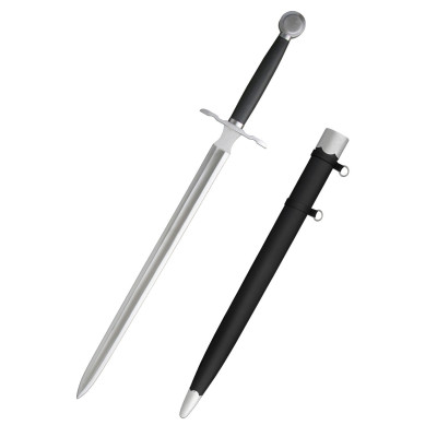 Functional Long Medieval Sword with Sheath  - 2