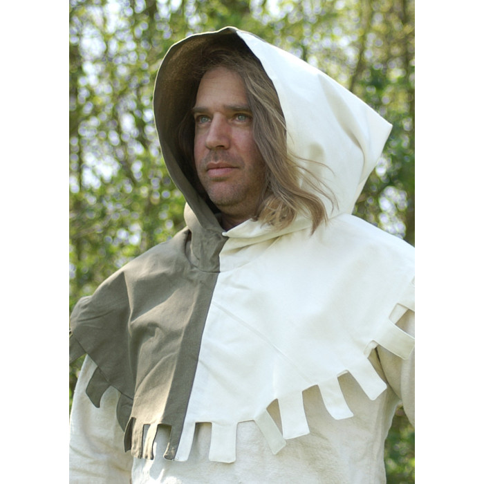 Medieval Gugel with Zaddeln  - 3