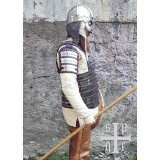 Armadura laminar tipo Birka, acero y cuero  - 4