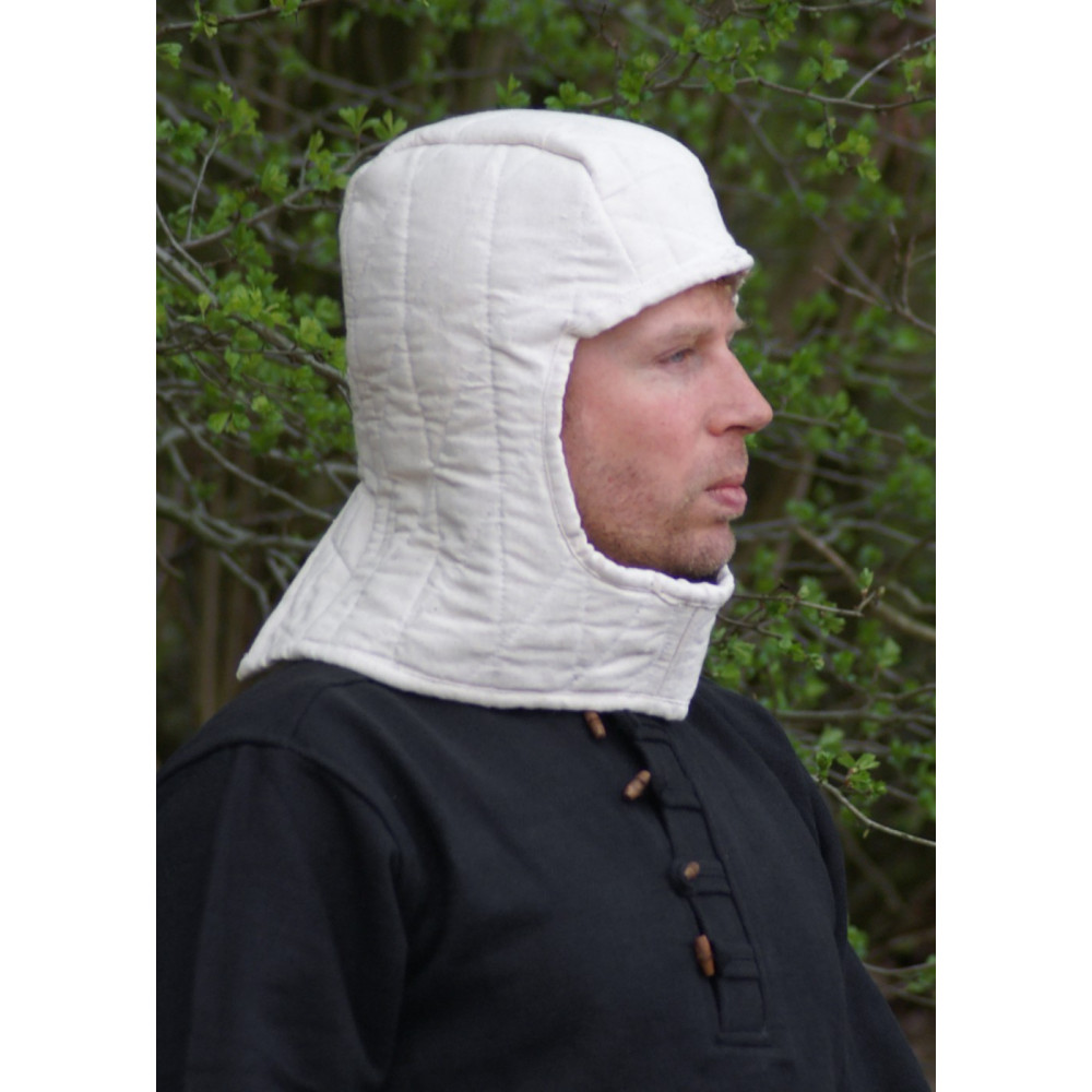 Medieval Coif with Ties  - 2