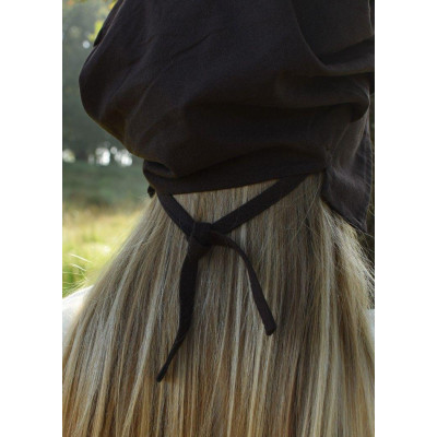 Medieval Coif with Ties  - 2