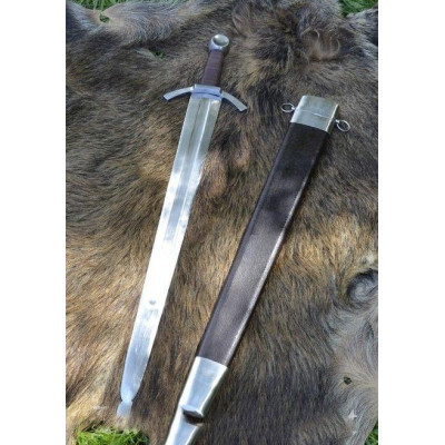 Medieval sword with sheath  - 6