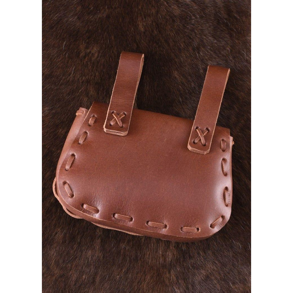 Tasca medievale in pelle  - 16