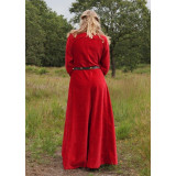 Vestido de mulher Medieval, Velvet Cotehardie Isabell vermelho  - 4