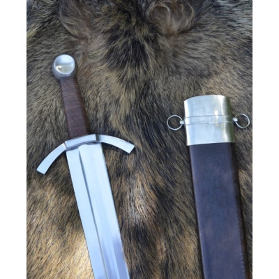 Spada a spada lunga gotica con fante  - 5