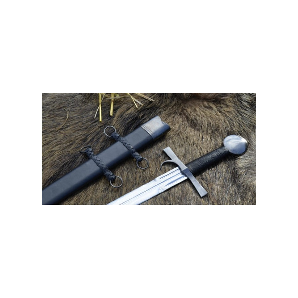 Gothic Long sword sword with sheath  - 3