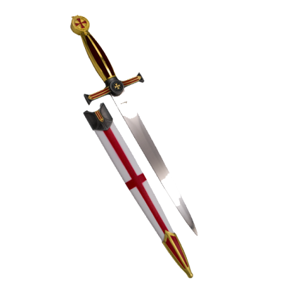 Templar dagger with sheath,model1  - 1