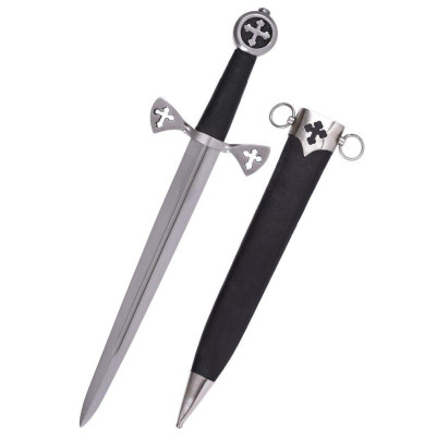 Molay Dagger, Pugnale Templare con sheath  - 2