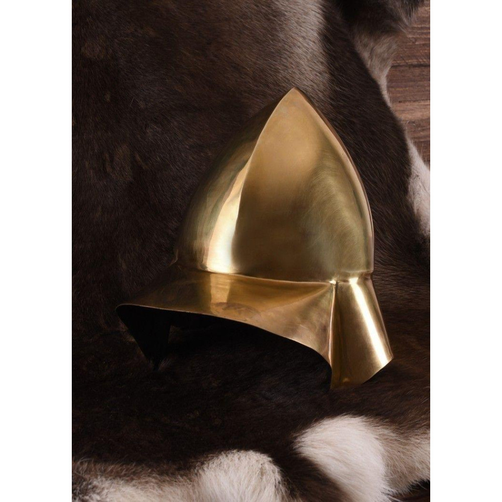 Casque boeotien, laiton, 4º c. av. J.-C.  - 3