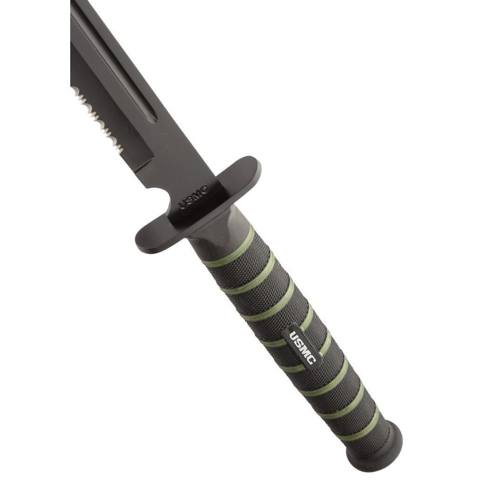 USMC Blackout Combat Tanto Sword com bainha de nylon  - 2