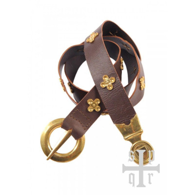 Ceinture médiévale en cuir templier  - 1