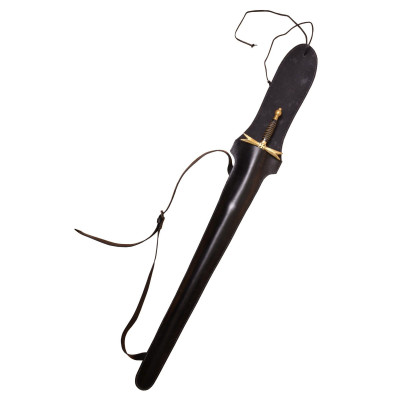 Sword Bag, cuir noir  - 3