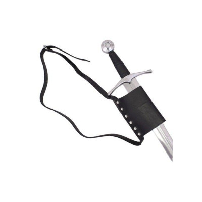 Cinto para espada em couro negro  - 1