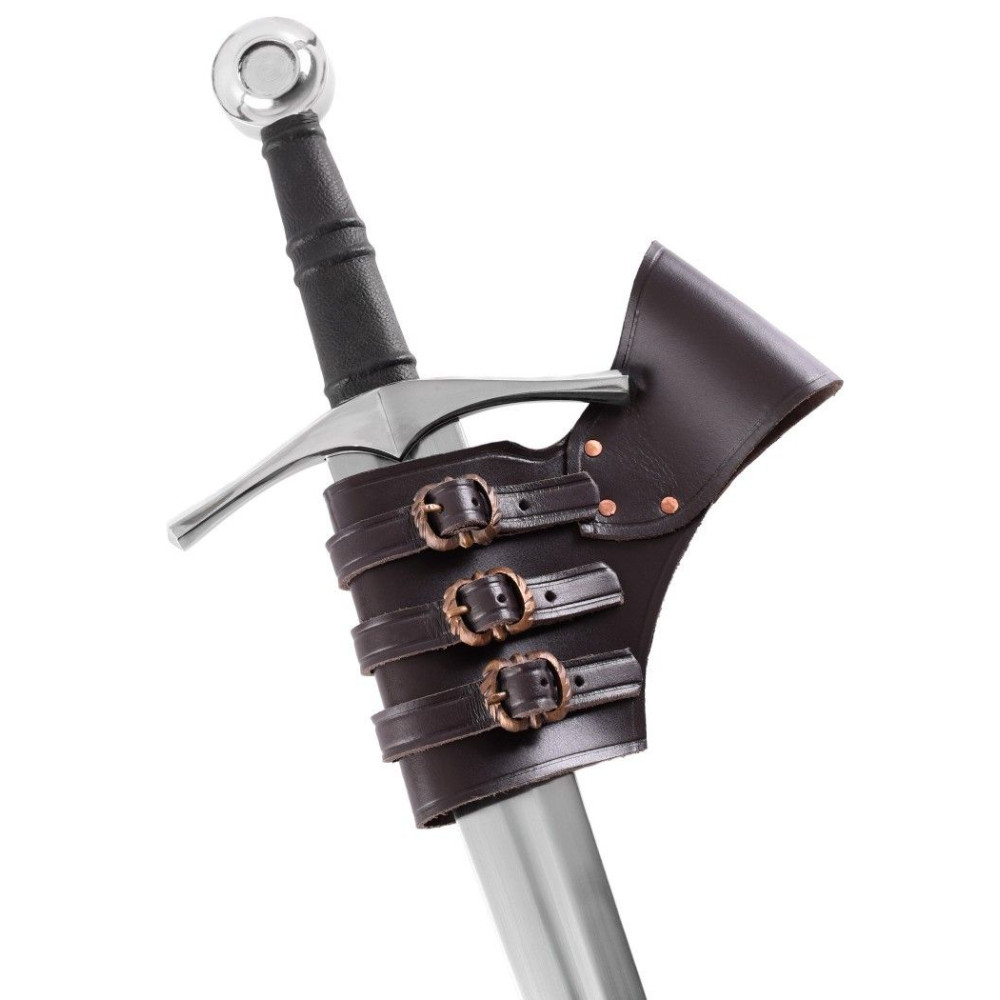 Porte-épée double GN, cuir Commencement