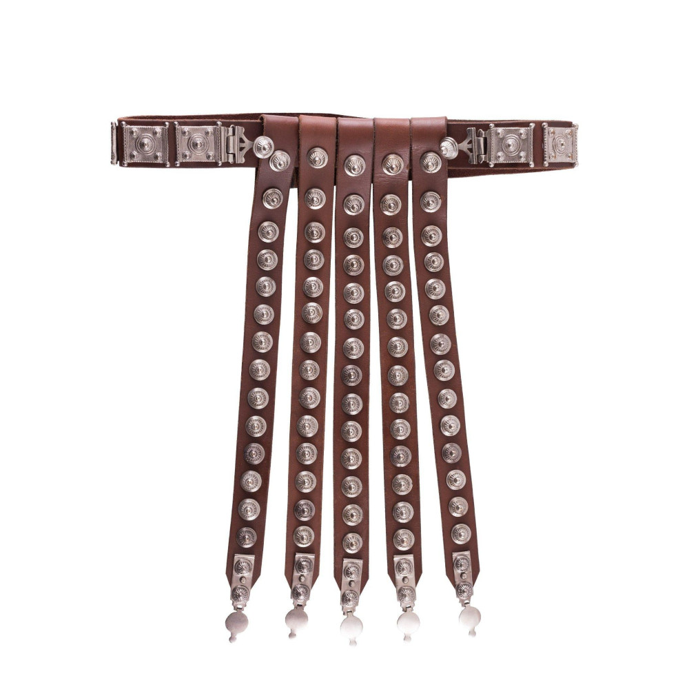 Cinctorium ou Balteus Romano oficial em couro  - 4